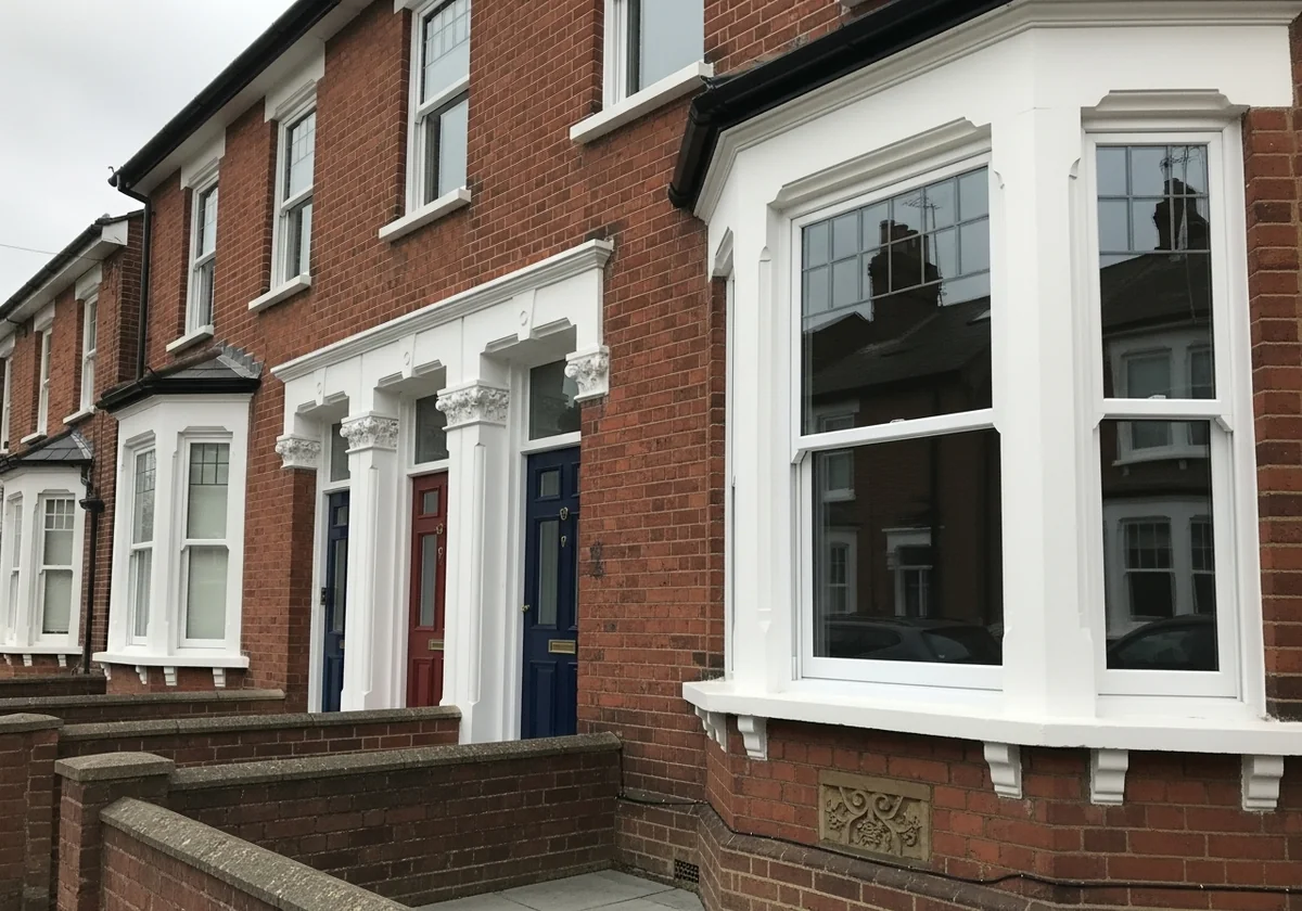 Victorian Terrace Sash Window Restoration - After installation in Bishop's Stortford, Hertfordshire